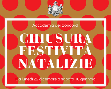 Chiusura Natale 2025
