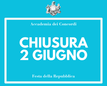 Chiusura 2 giugno 2026