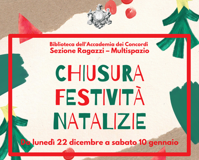 Chiusura Natale 2025