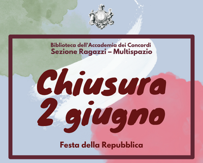 Chiusura 2 giugno 2026