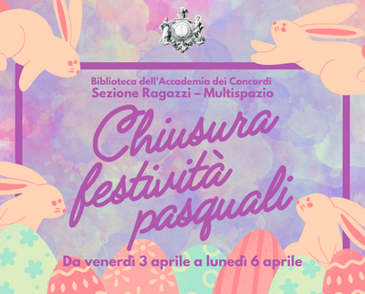 Chiusura festività pasquali 2026