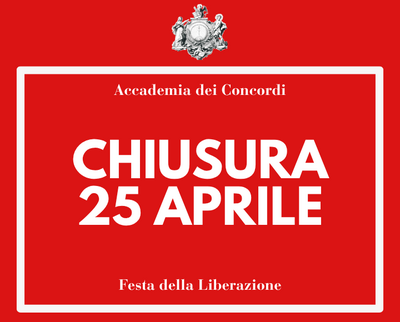 Evento chiusura 25 aprile