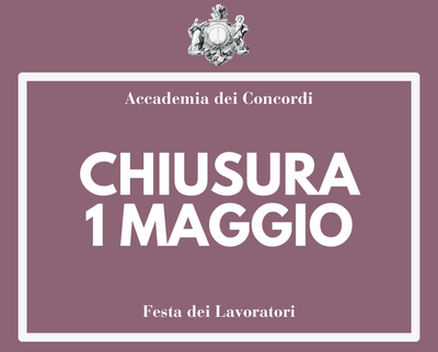 Chiusura 1 maggio 2026
