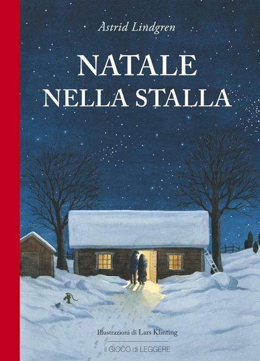 Copertina di Natale nella stalla