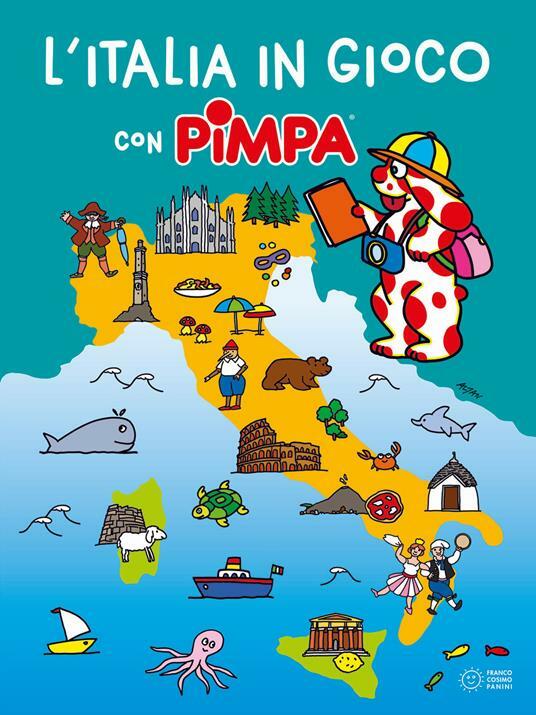 Copertina di L'Italia in gioco con Pimpa